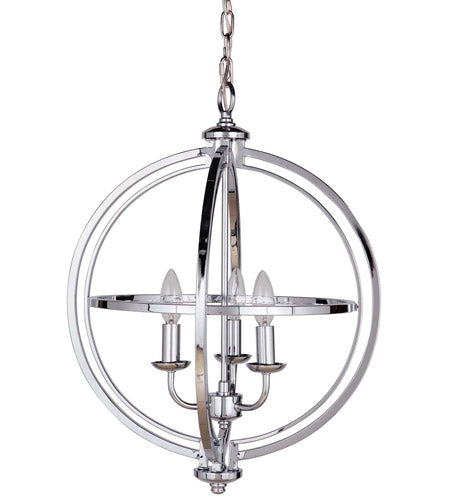 40133-CH - Berkeley 3 Light 17" Wide Foyer Light - Chrome