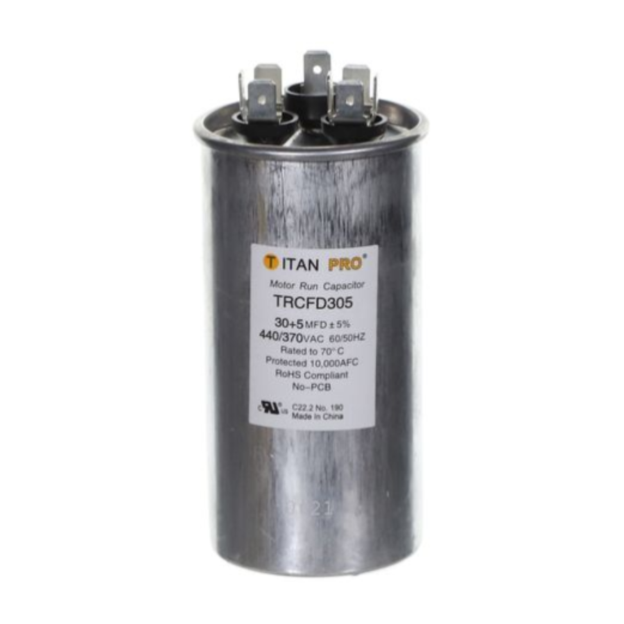 TRCFD305 - TITAN PRO CAPACITOR 30+5 MFD 440/370V ROUND