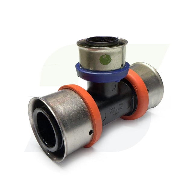 49554 - V5618 Polymer PEX Tee, 1" x 1" x 3/4"