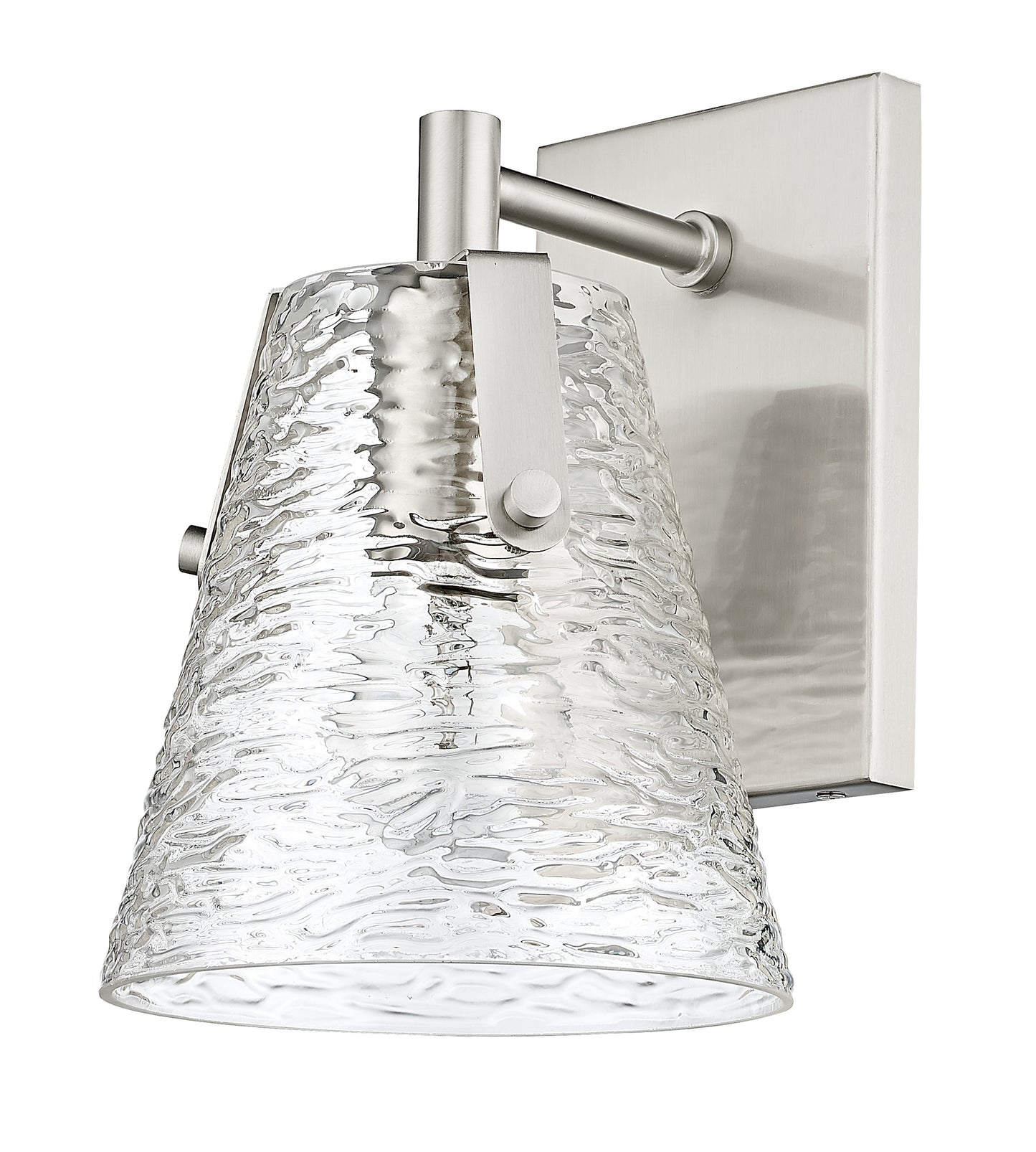 1101-1S-BN - Analia 1 Light Wall 9" Sconce - Brushed Nickel