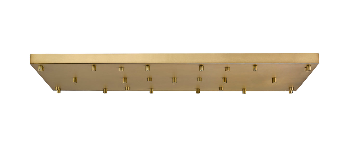 CP4217L-RB - Multi Point Canopy 17 Light Ceiling 18" Plate - Rubbed Brass