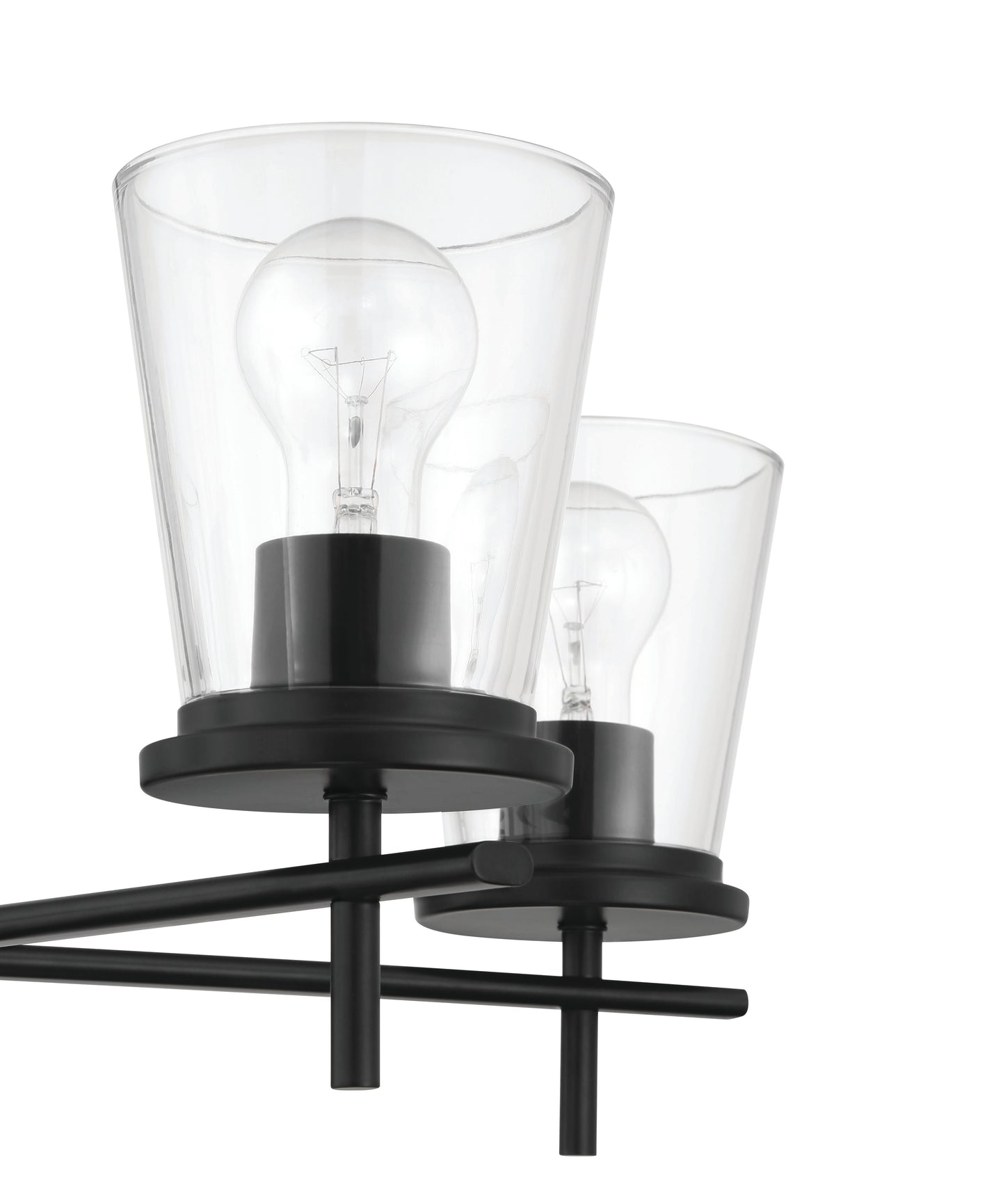 60425-FB - Connell 5 Light 25" Wide Chandelier - Flat Black