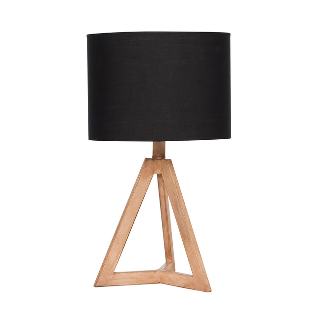 86201 - 1 Light 19" High Table Lamp - Wood