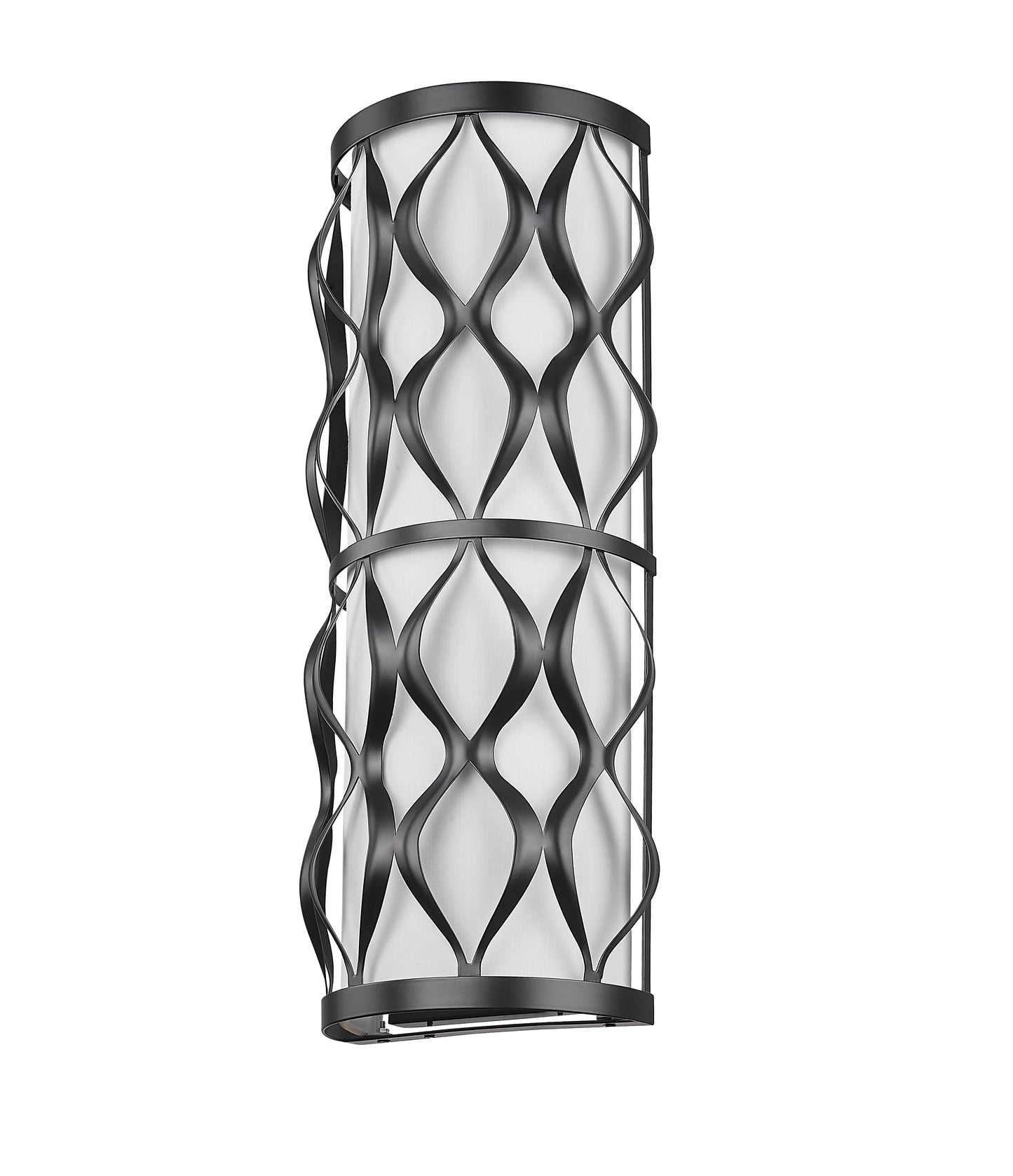 1948-3S-MB - Harden 3 Light Wall 22" Sconce - Matte Black