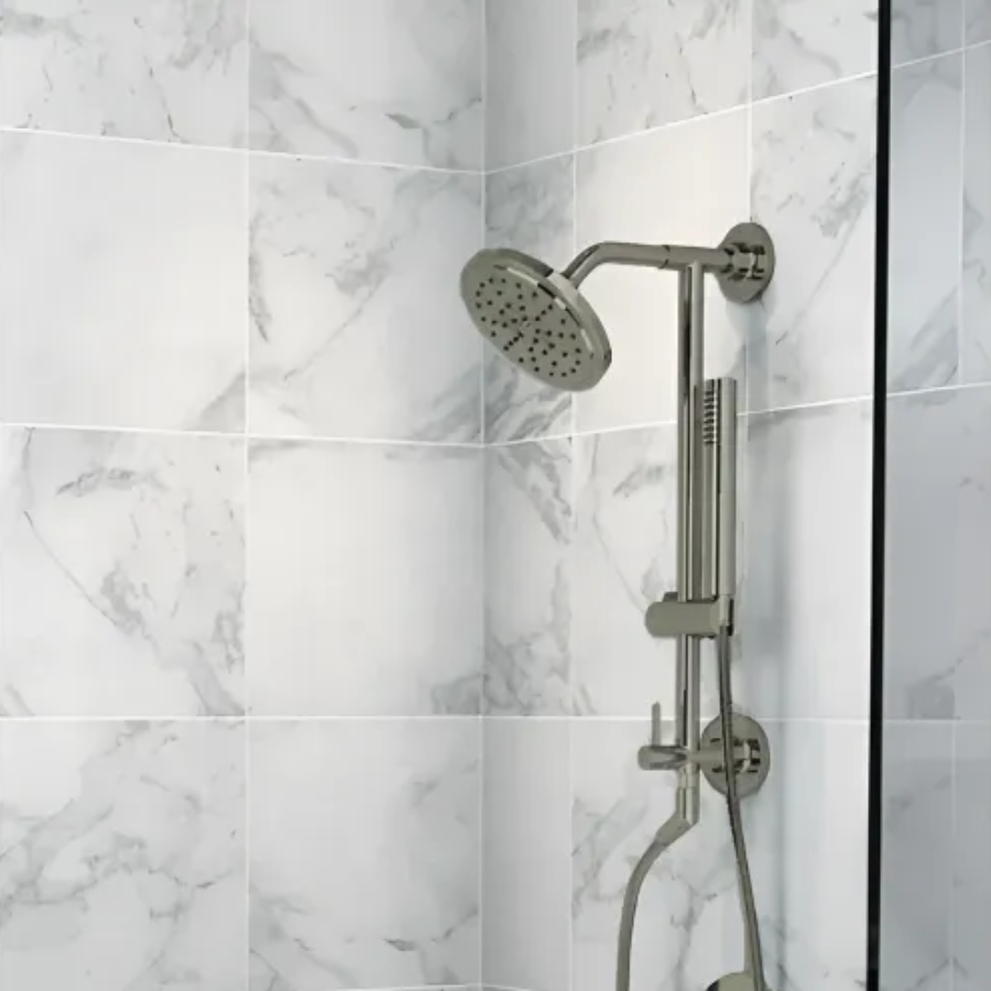 S178EPBN -Greenfield One-Function 6-3/4" Diameter Spray Head Eco-Performance Rainshower - Brushed Nickel