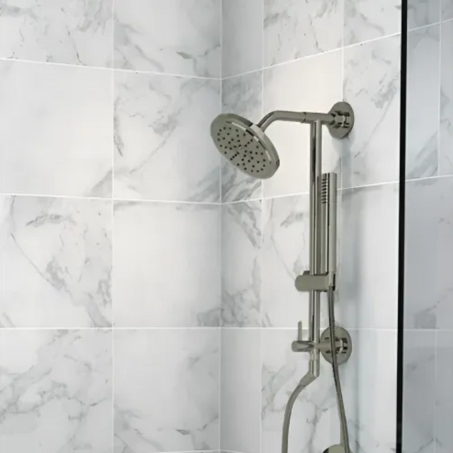 S178EPBN -Greenfield One-Function 6-3/4" Diameter Spray Head Eco-Performance Rainshower - Brushed Nickel