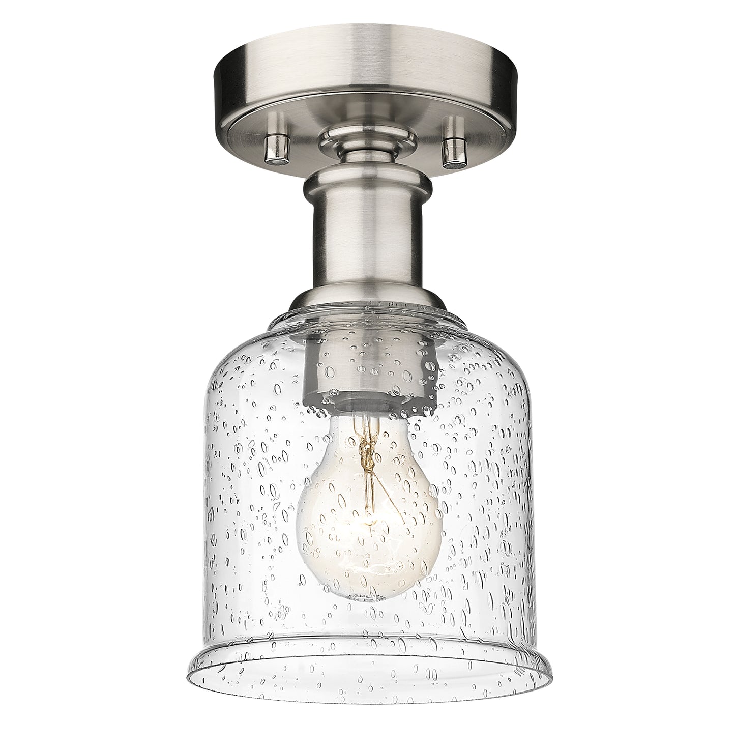 734F1-BN - Bryant 1 Light Flush 6" Mount - Brushed Nickel
