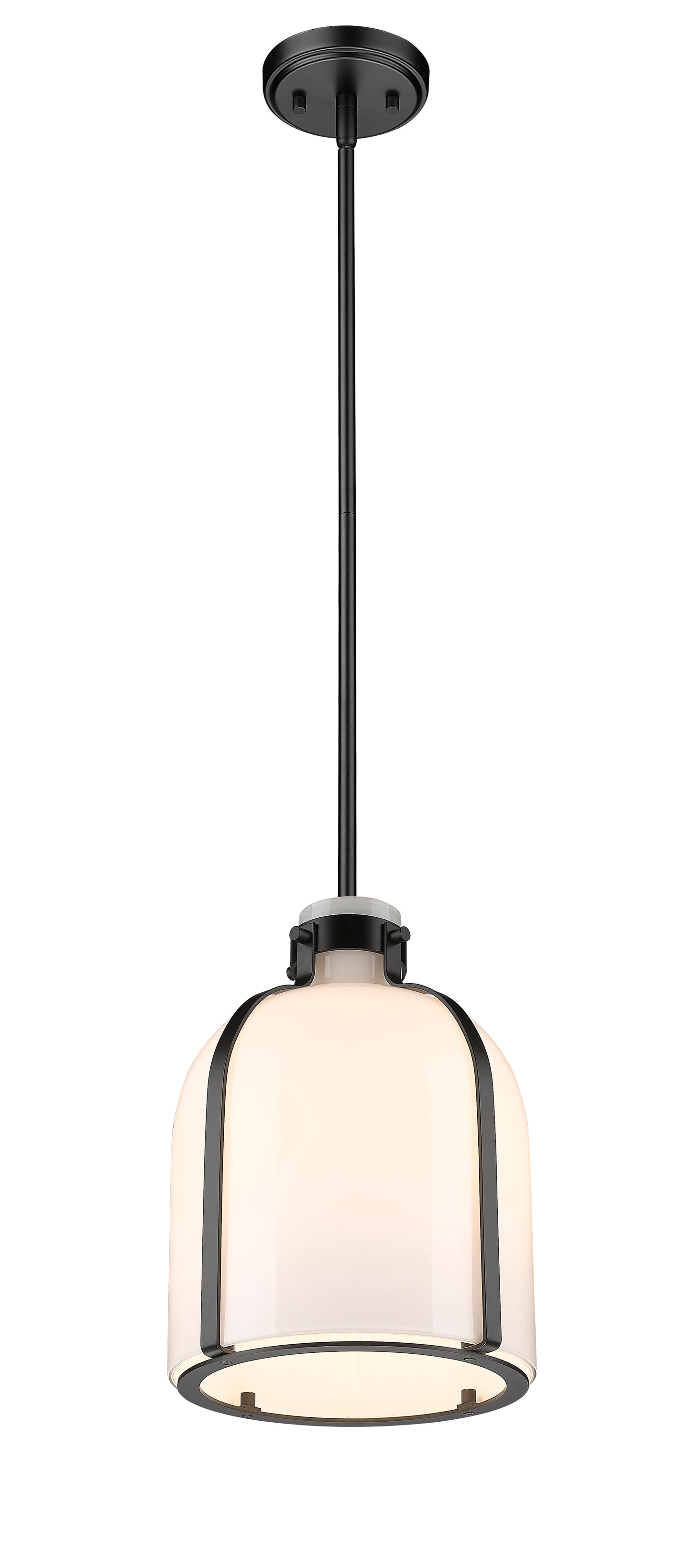 818-9MB - Pearson 1 Light 10" Pendant - Matte Black