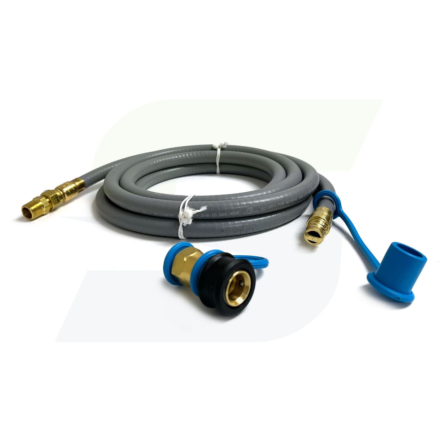 103221 - 3/8″ Natural Gas Hose Connector Kit with BBQ Quick Disconnect