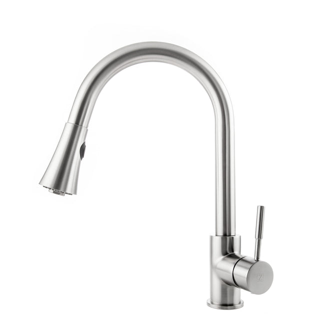 EDS-KF-BN - Edison Kitchen Faucet in Brushed Nickel