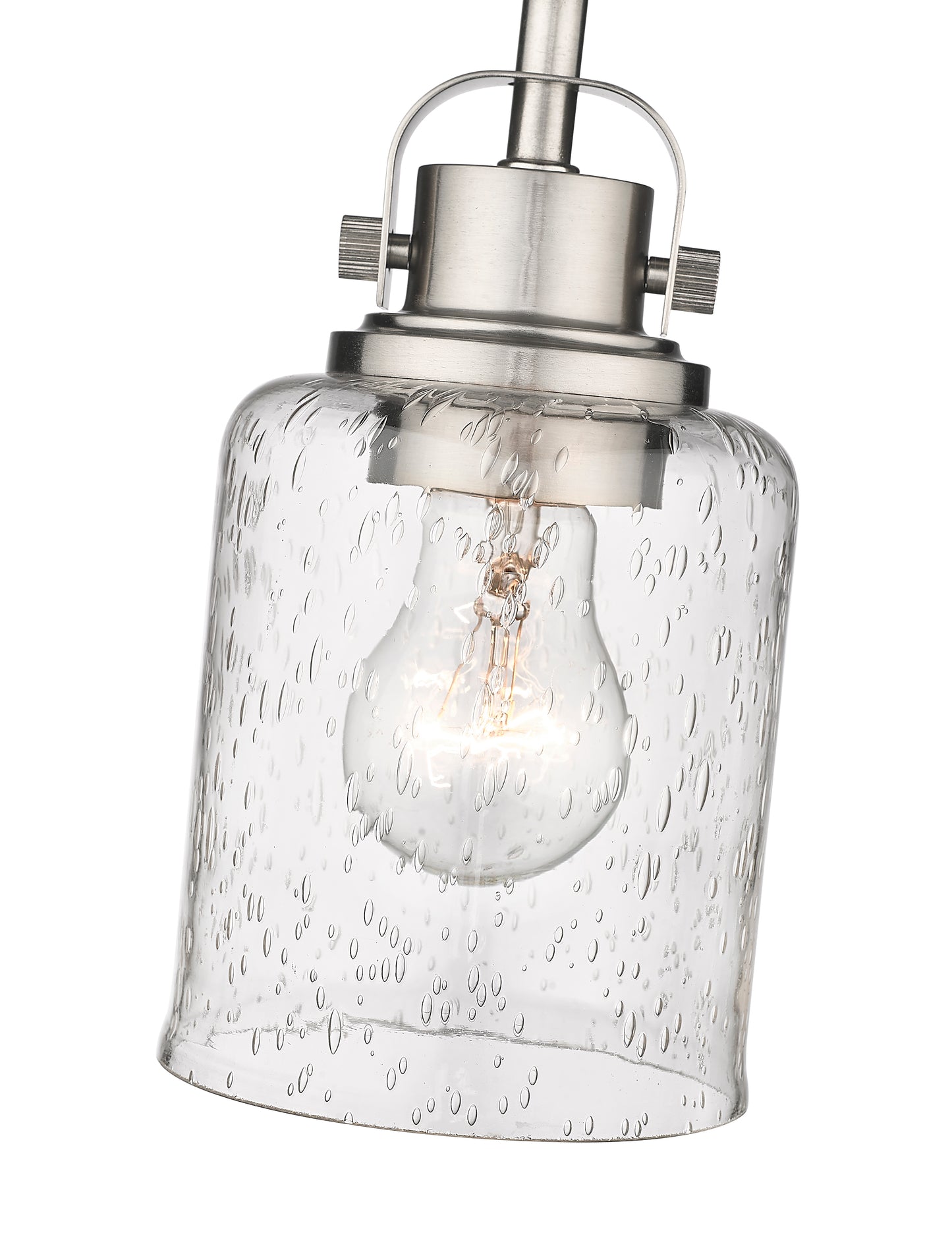 340F1-BN - Kinsley 1 Light Flush 5" Mount - Brushed Nickel