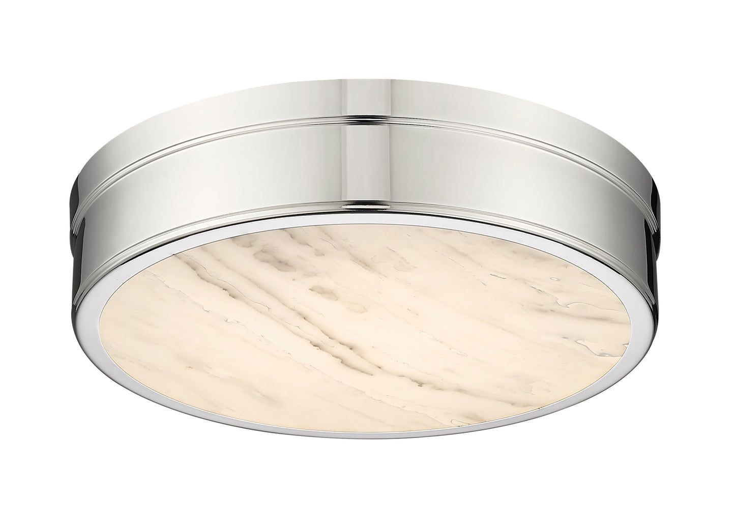 1944F15-PN-LED - Anders 1 Light Flush 15" Mount - Polished Nickel