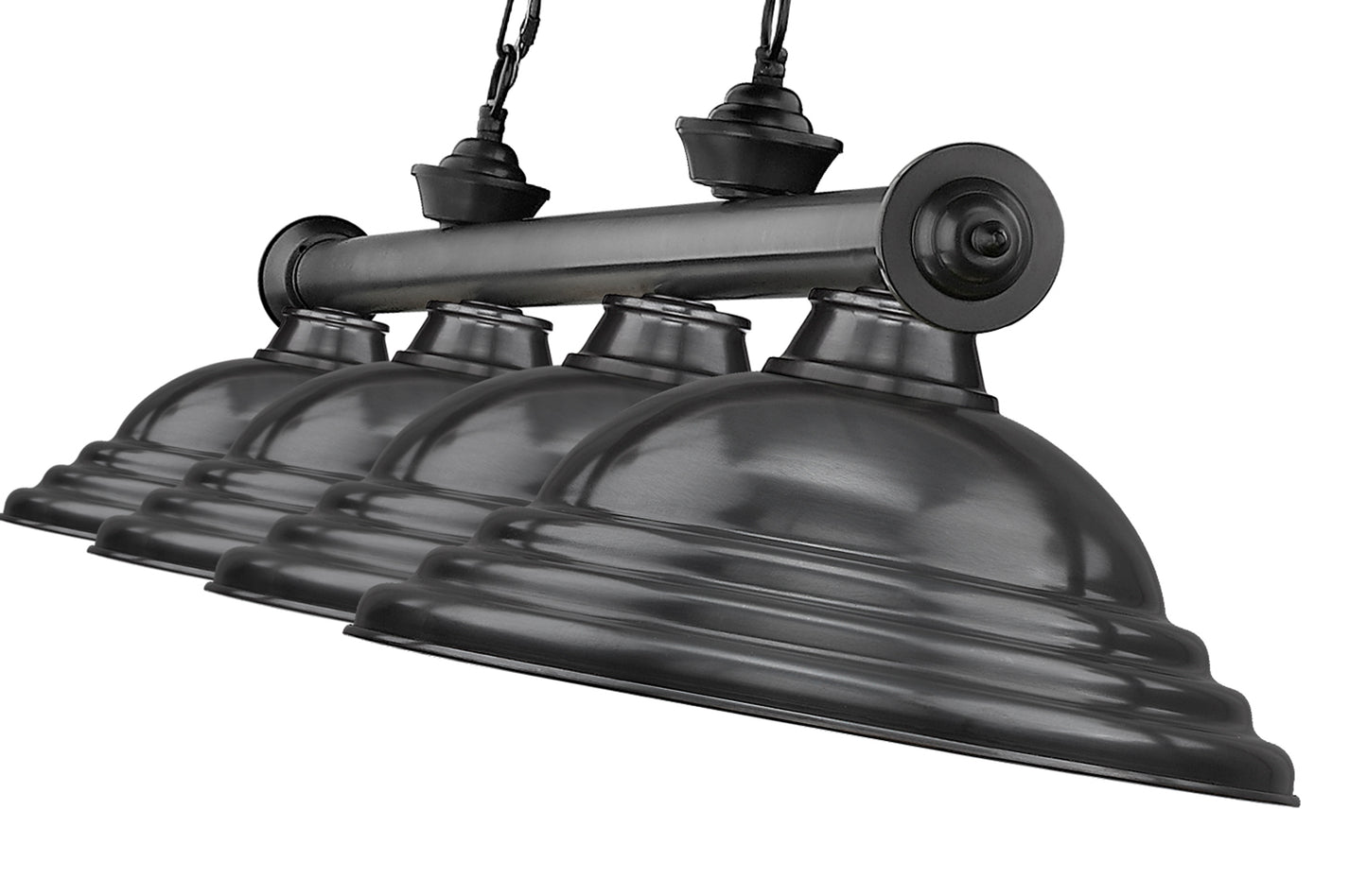 2306-4BP-SBP - Cordon 4 Light 82" Billiard - Bronze Plate