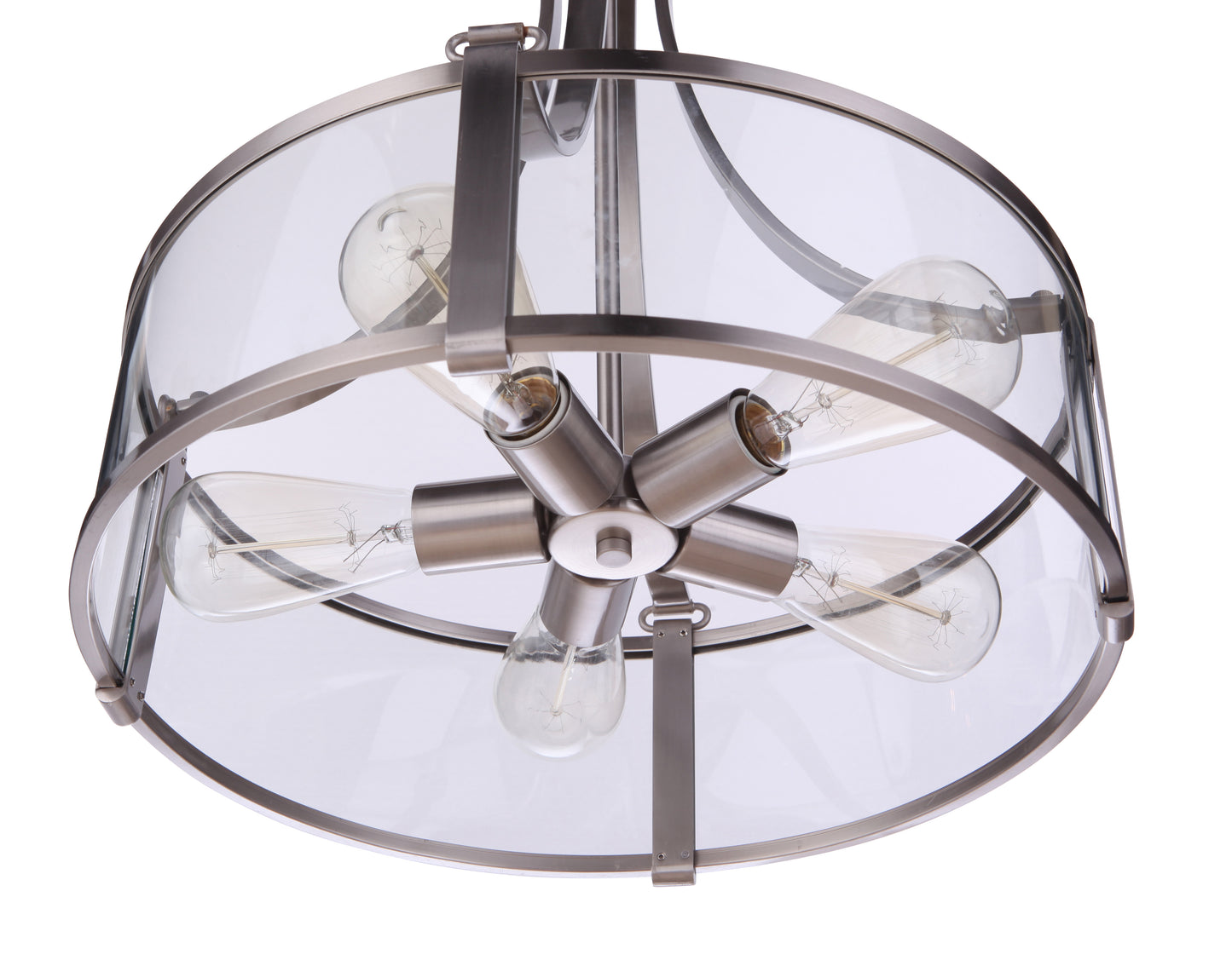 55395-BNK - Elliot 5 Light 16" Wide Pendant - Brushed Nickel
