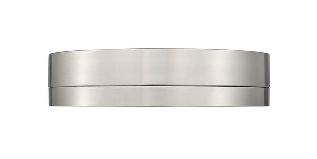 1006F12-BN-LED - Algar 1 Light Flush 12" Mount - Brushed Nickel