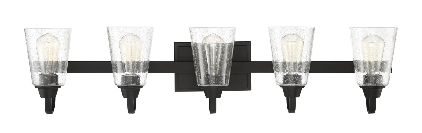 41905-ESP-CS - Grace 5 Light 37" Wide Vanity Light - Espresso