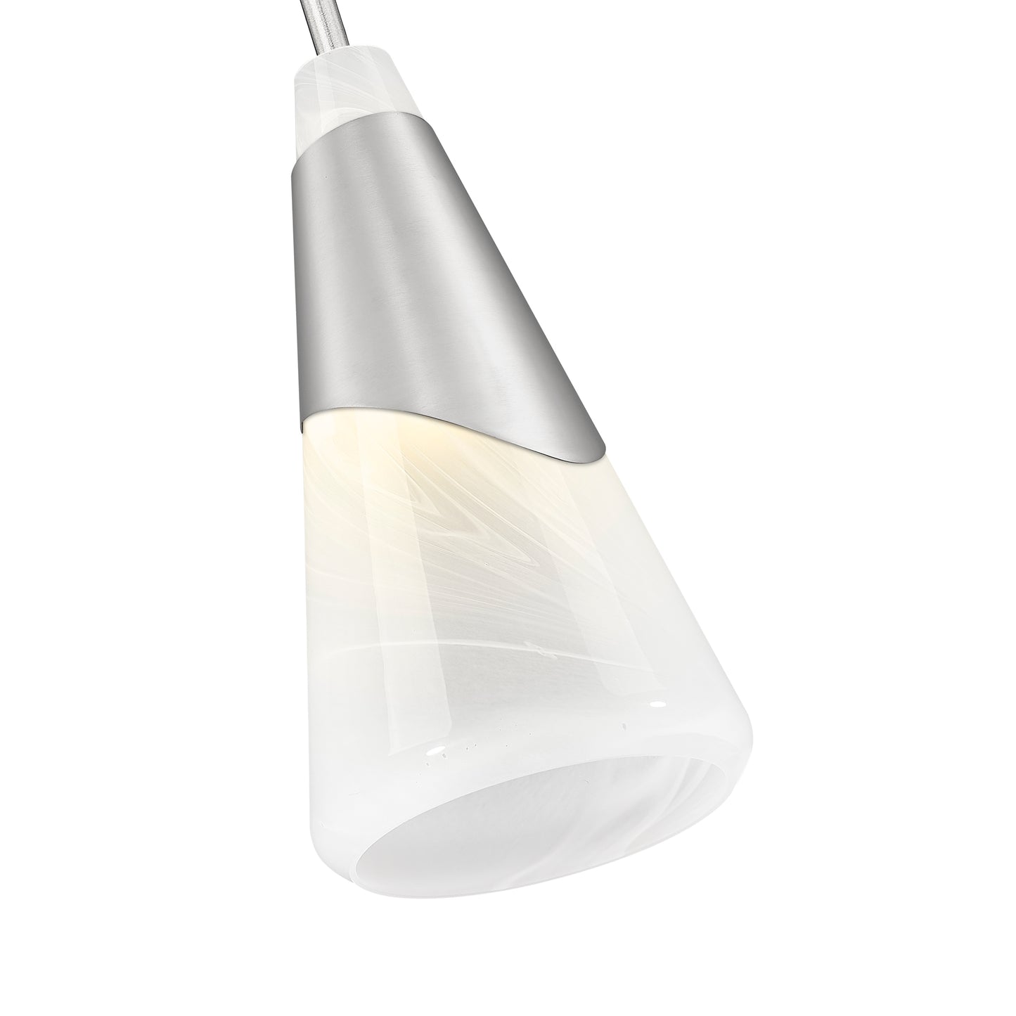 828P7-ROD-BN - Aimie 1 Light 7" Pendant - Brushed Nickel