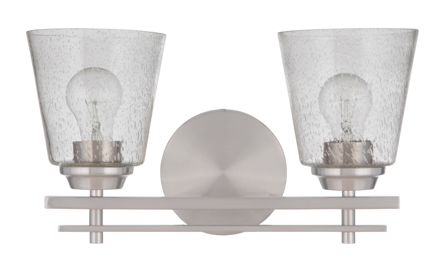 19616BNK2 - Drake 2 Light 16" Wide Vanity Light - Brushed Nickel