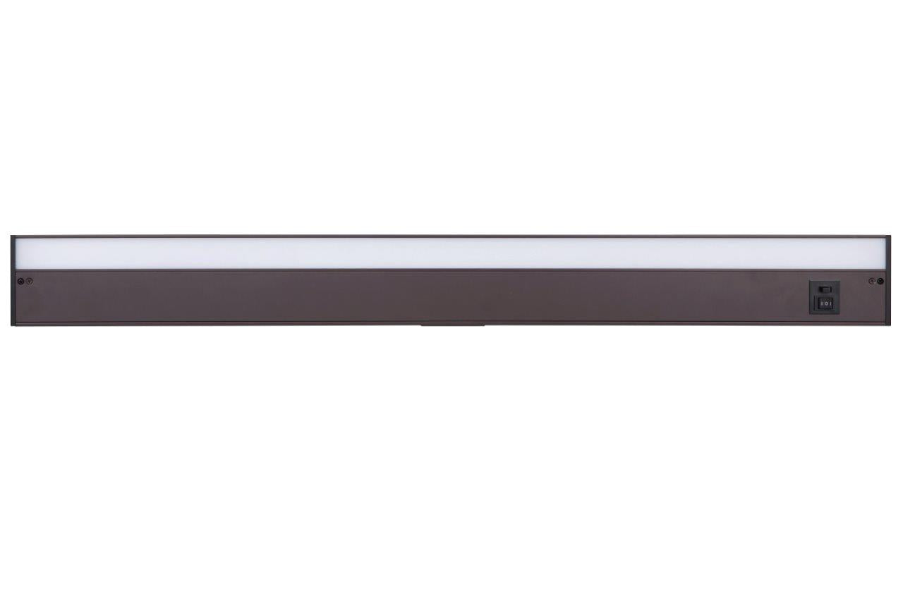 CUC3036-BZ-LED - 3CCT Under Cabinet Light Bars 1 Light 3.63" Wide Under Cabinet Light Bar - Bronze