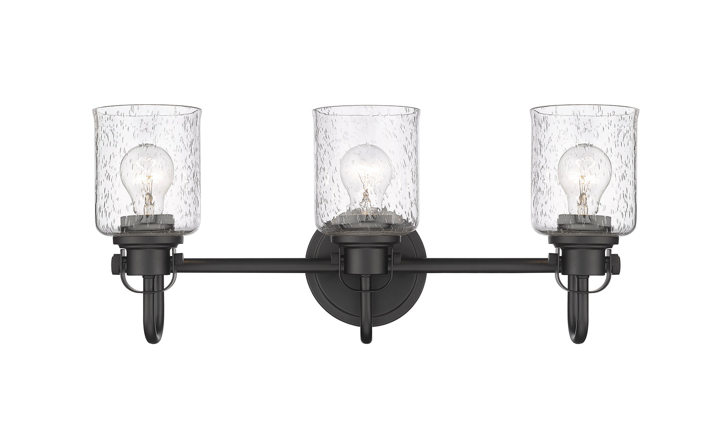 340-3V-MB - Kinsley 3 Light 22" Vanity - Matte Black