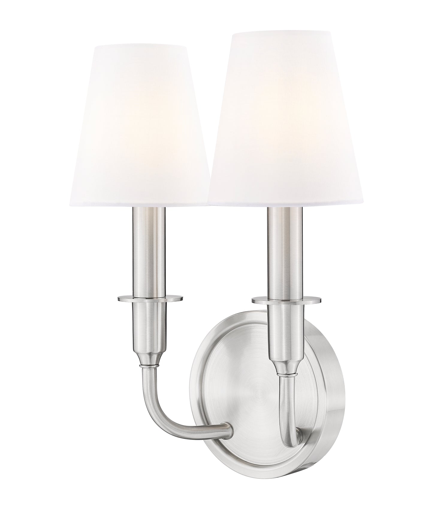 3049-2S-BN - Tova 2 Light Wall 13" Sconce - Brushed Nickel