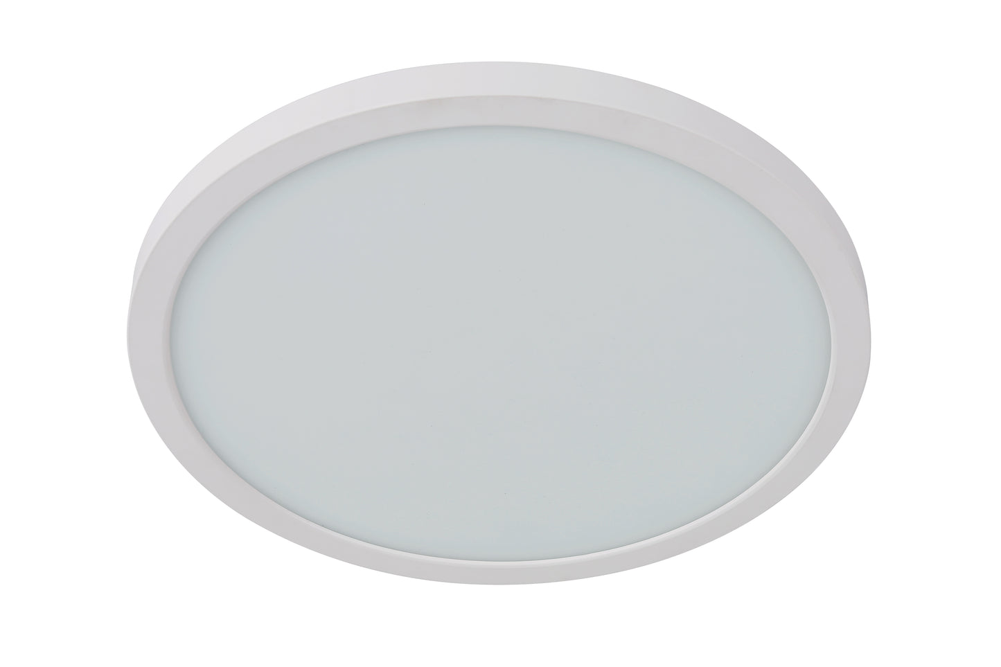 X9412-W-LED-5CCT - Slim Line II 1 Light 12" Wide Flush Mount - White
