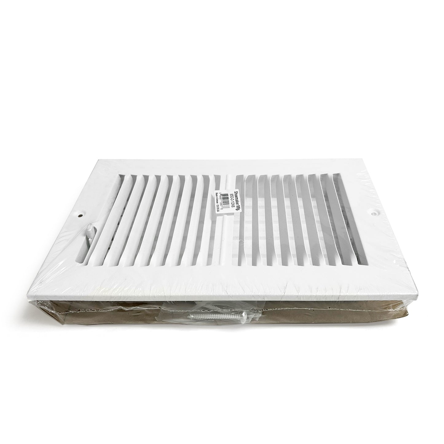 850 Series - 10" x 6" 2-Way Stamped Register for Ceilings / Walls in Soft White