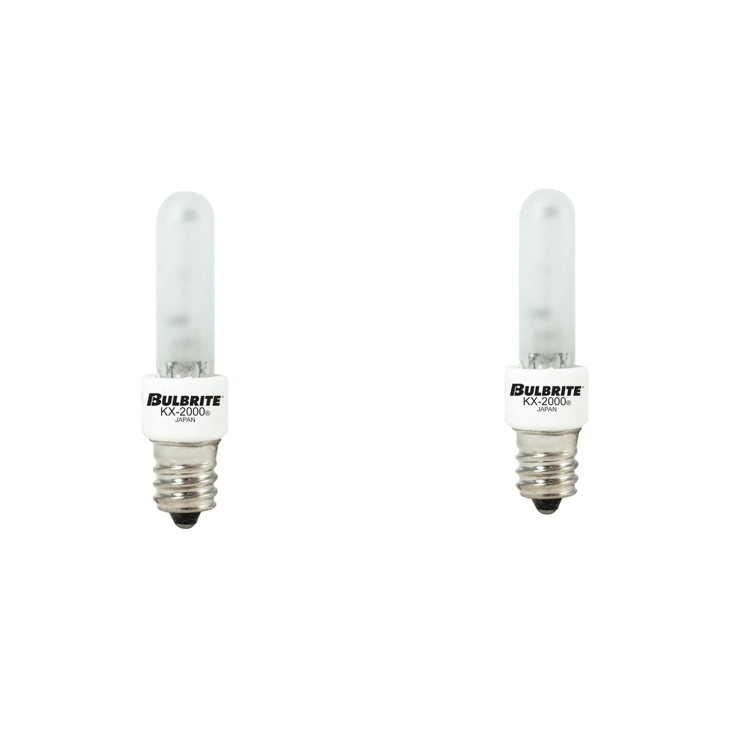 473121 - Dimmable Frost T3 Krypton/Xenon Mini Candelabra Light Bulb - 20 Watt - 2700K - 2 Pack