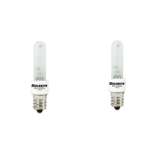 473121 - Dimmable Frost T3 Krypton/Xenon Mini Candelabra Light Bulb - 20 Watt - 2700K - 2 Pack