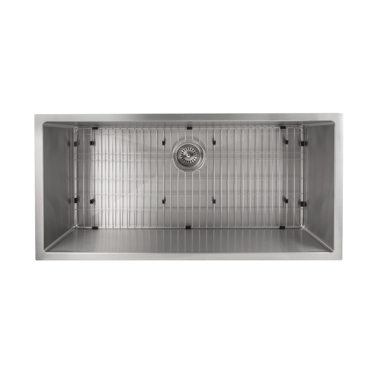 SRS-33 - 33" Meribel Undermount Single Bowl Stainless Steel Kitchen Sink with Bottom Grid