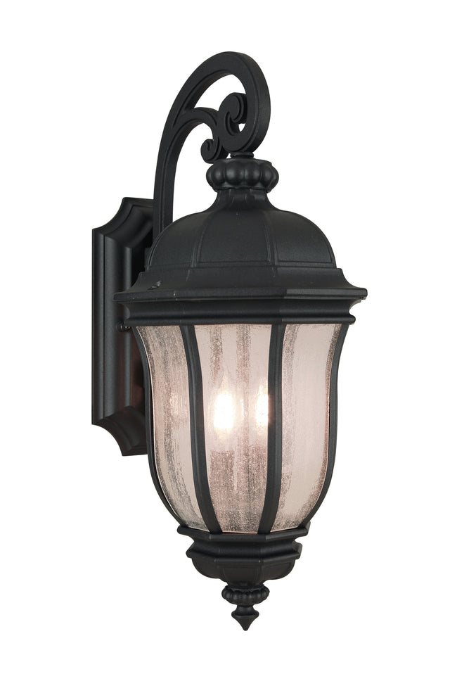 Z3314-TB - Harper 2 Light 21" High Outdoor Wall Lantern - Textured Black