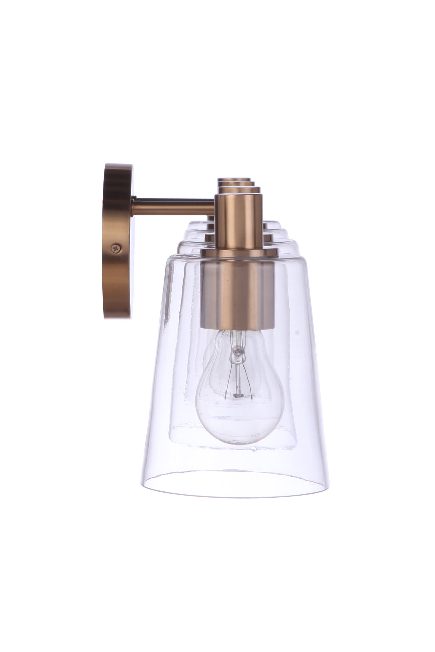 12633SB4 - Emilio 4 Light 33" Wide Vanity Light - Satin Brass
