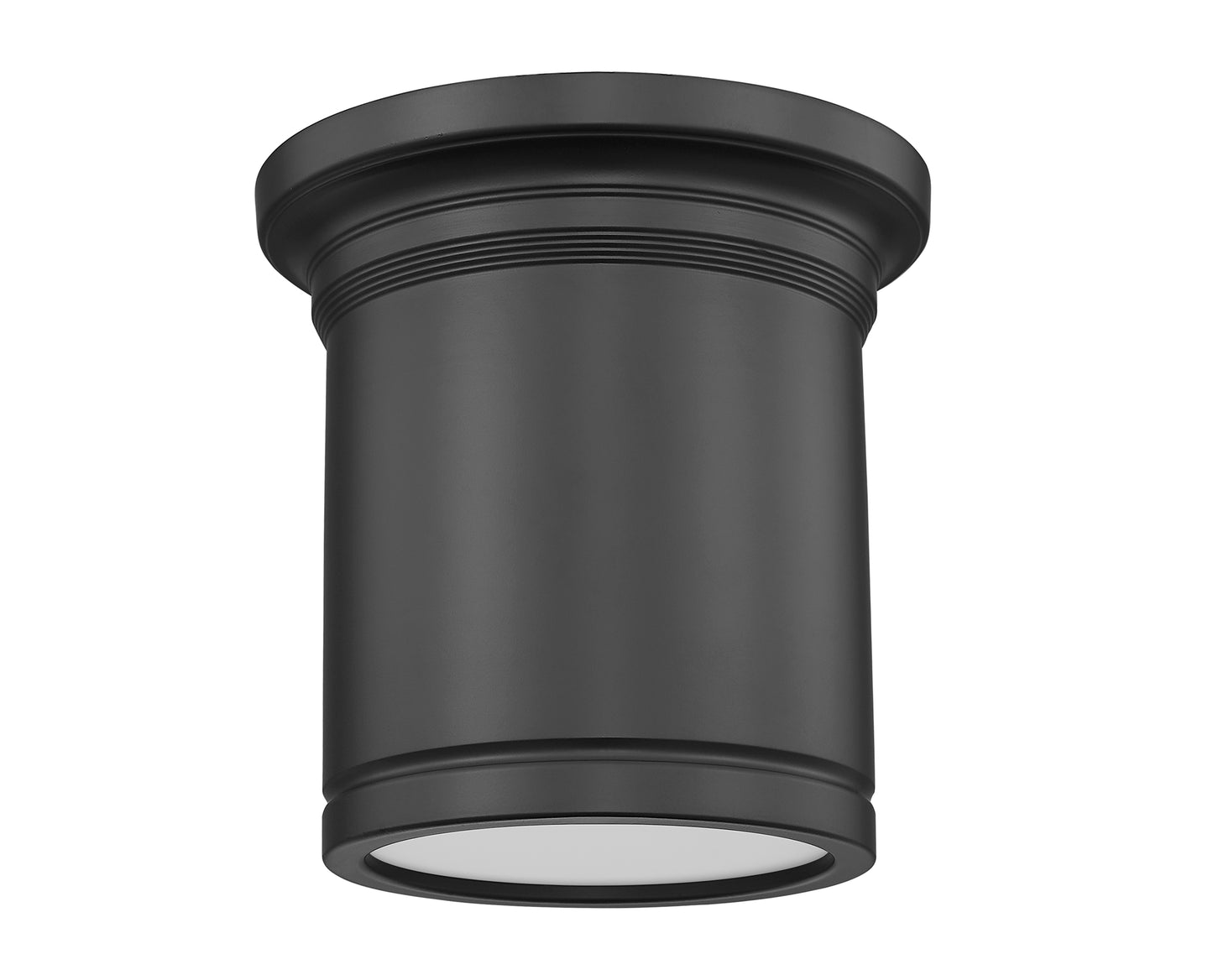 7702F8-MB-LED - Bentley 1 Light Flush 8" Mount - Matte Black