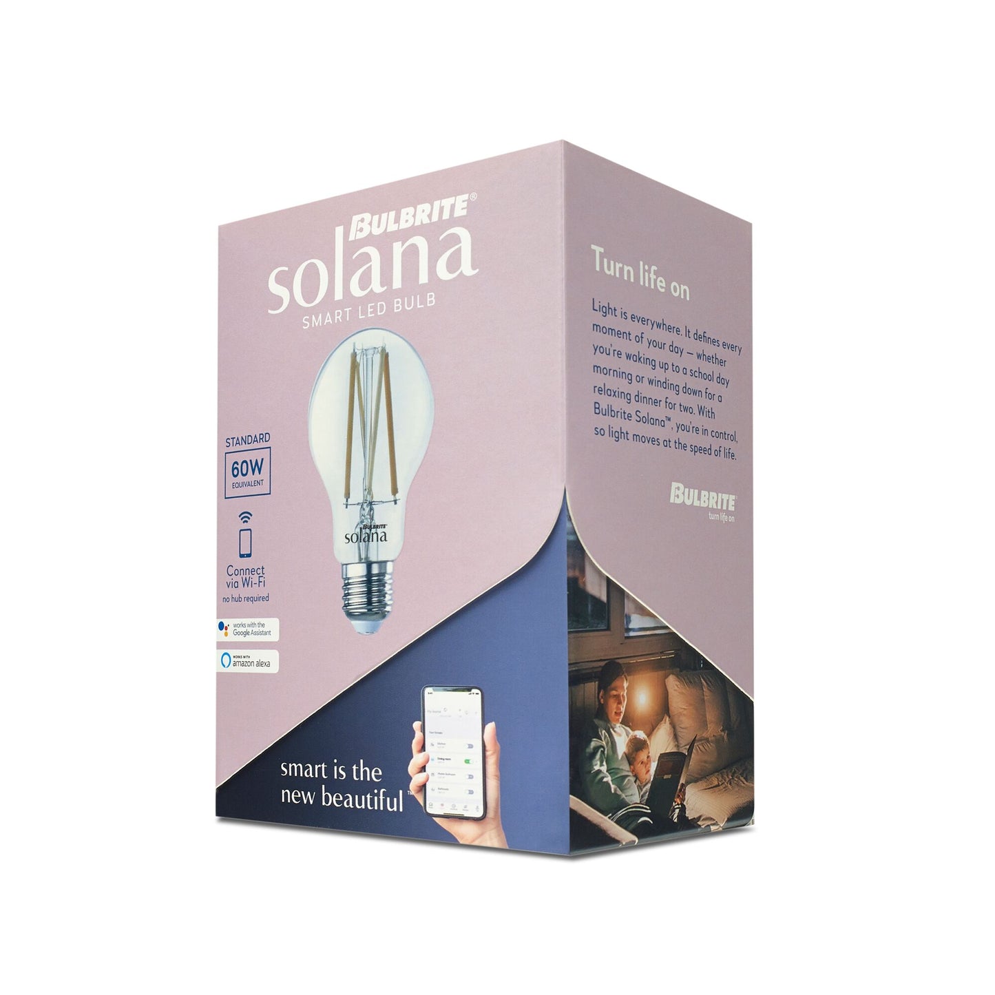 290125 - Clear A19 Wi-Fi Smart LED Light Bulb - 8 Watt - Adjustable Color Temperature