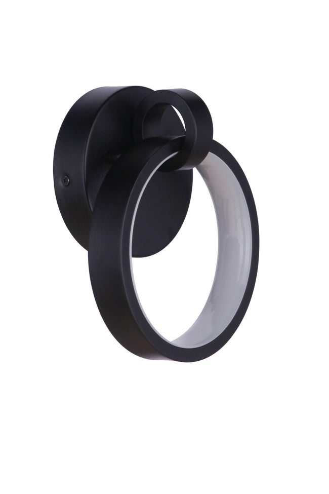 59301-FB-LED - Context 1 Light 8" High Wall Sconce - Flat Black