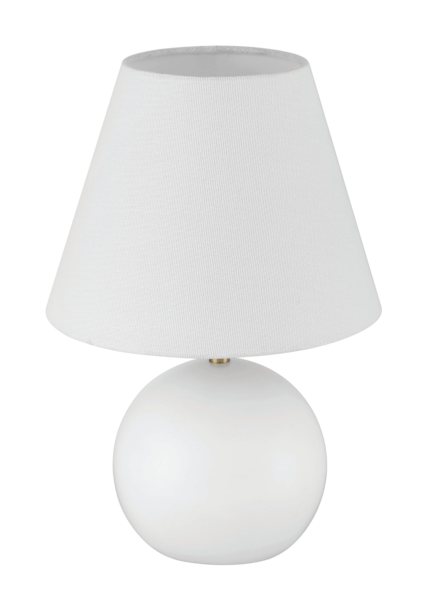 87012WSB-T - Olive 1 Light 11.57" High Table Lamp - White / Satin Brass