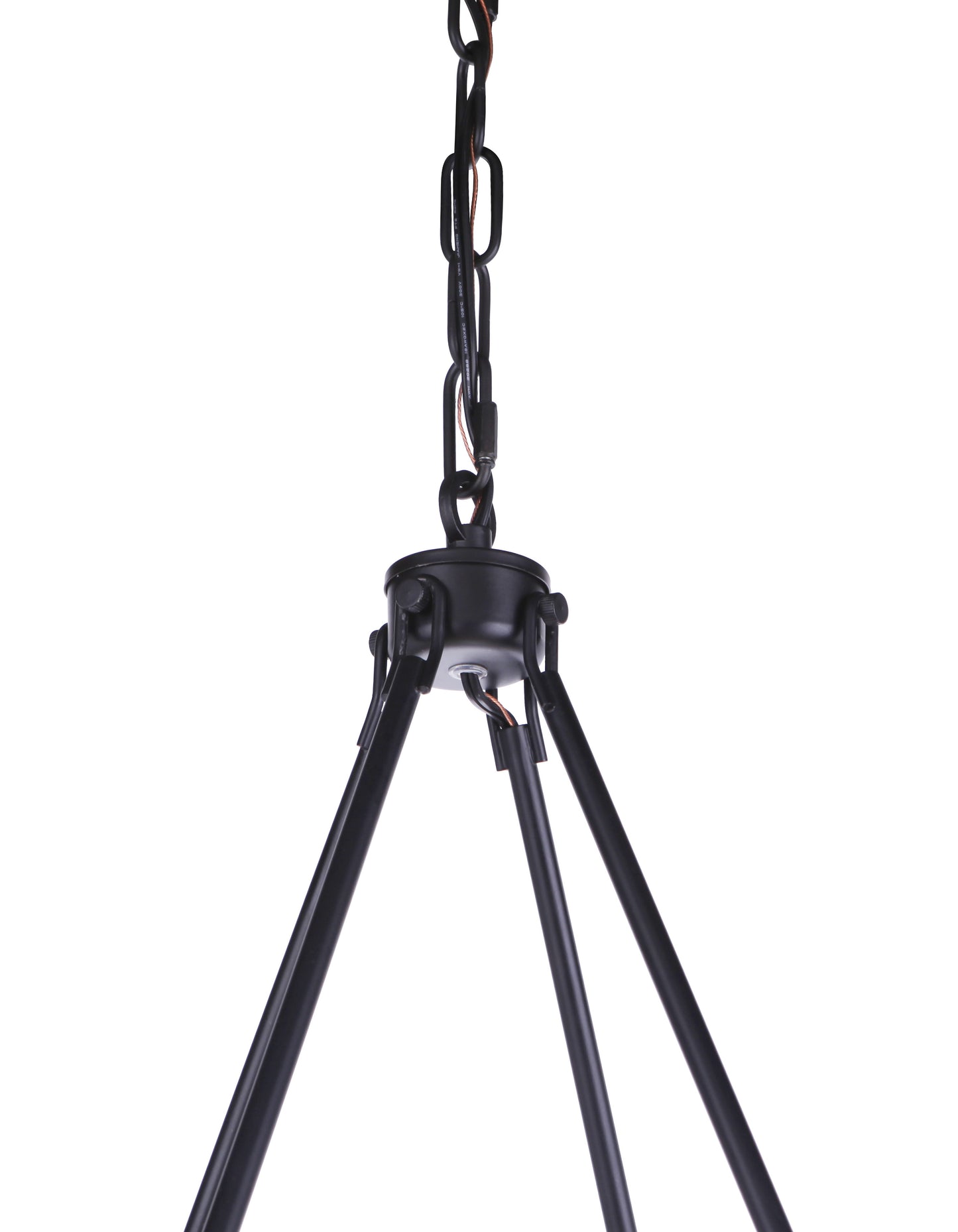 54328-FB - Larrson 8 Light 20" Wide Chandelier - Flat Black