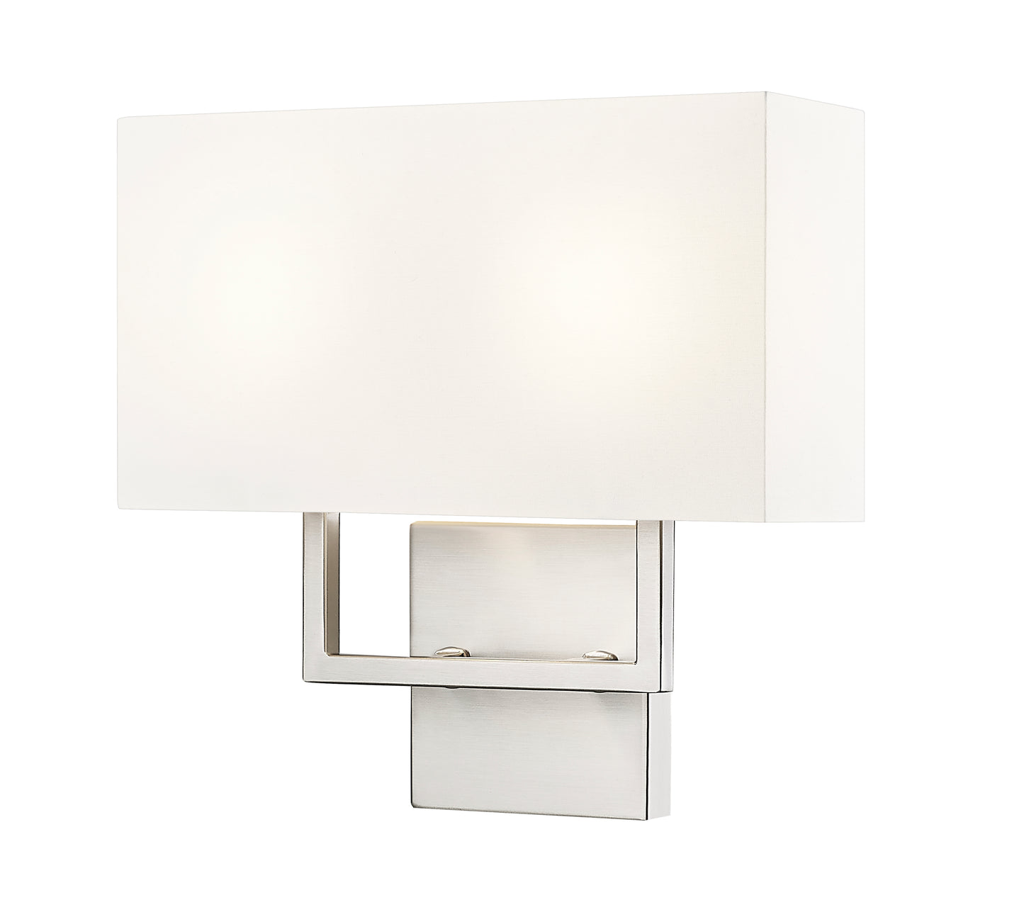 815-2S-BN - Saxon 2 Light Wall 11" Sconce - Brushed Nickel