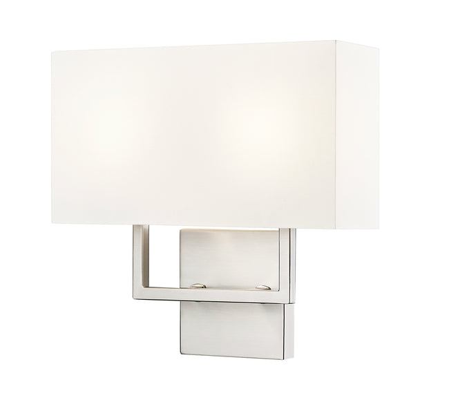 815-2S-BN - Saxon 2 Light Wall 11" Sconce - Brushed Nickel