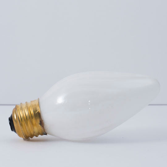 421025 - Specialty White F15 LED Light Bulb - 25 Watt - 2700K - 25 Pack