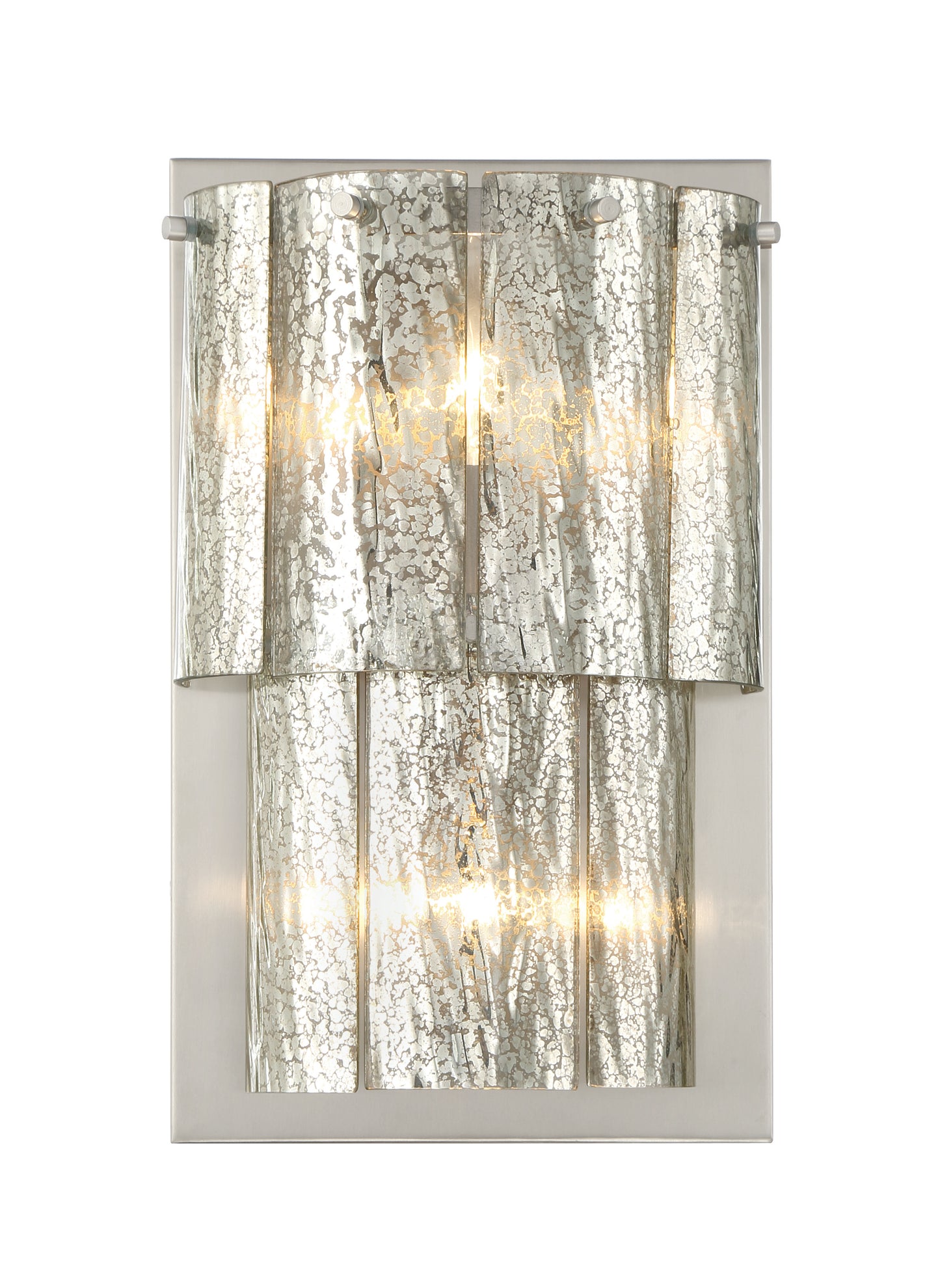 48662-BNK - Museo 2 Light 13" High Wall Sconce - Brushed Nickel