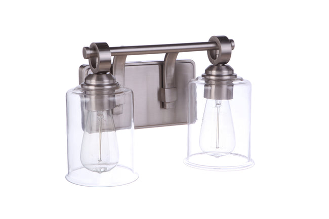 56402-BNK - Romero 2 Light 13.75" Wide Vanity Light - Brushed Nickel