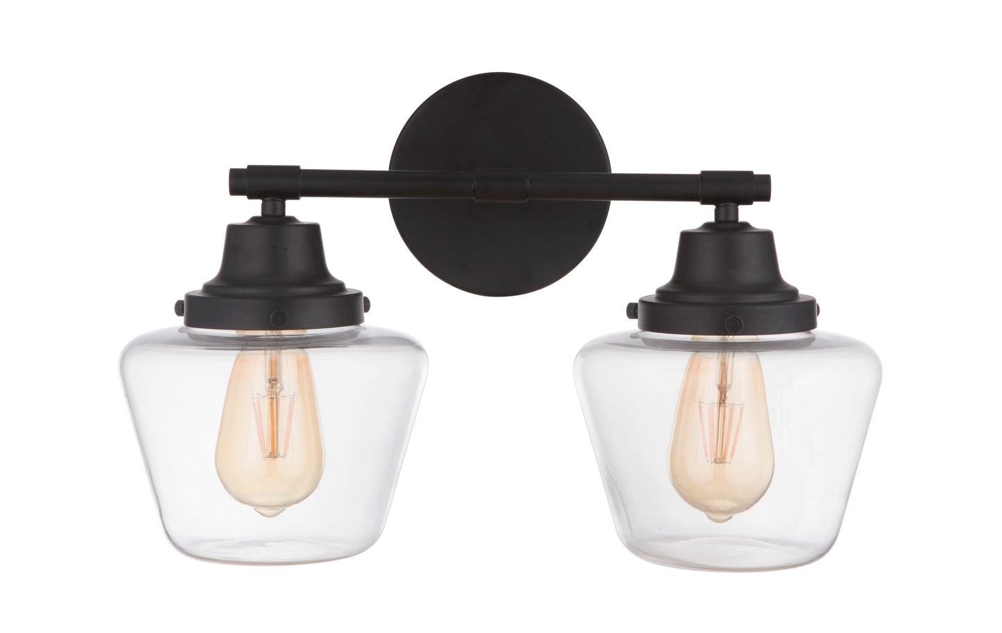 19518FB2 - Essex 2 Light 18" Wide Vanity Light - Flat Black