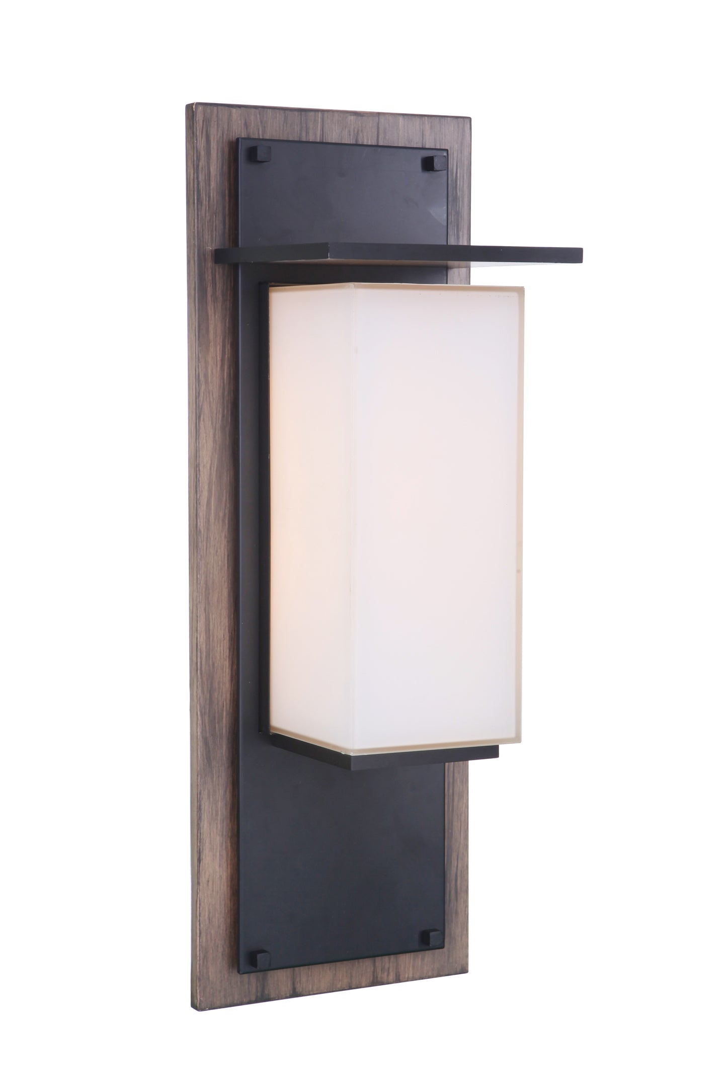 ZA2512-WBMN-LED - Heights 1 Light 20" High Outdoor Wall Lantern - Whiskey Barrel / Midnight