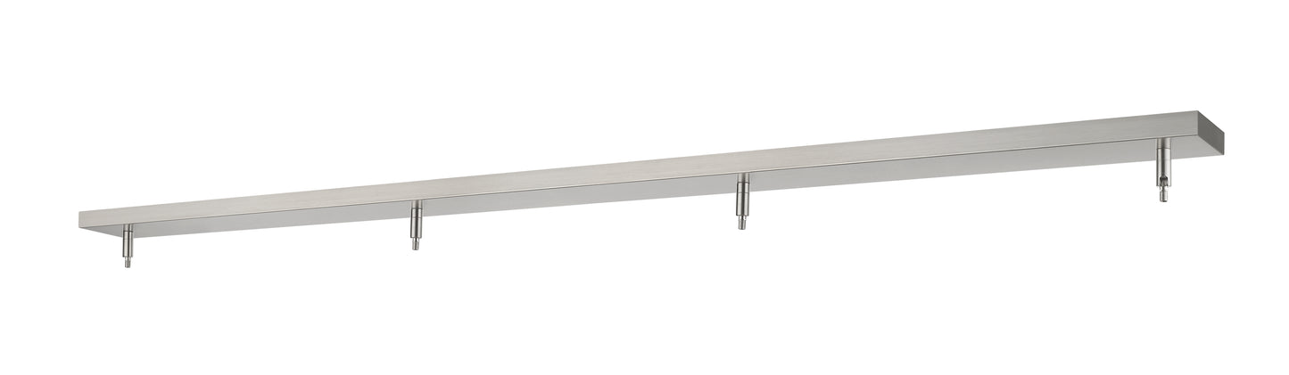 CP5404-BN - Multi Point Canopy 4 Light Ceiling 4" Plate - Brushed Nickel