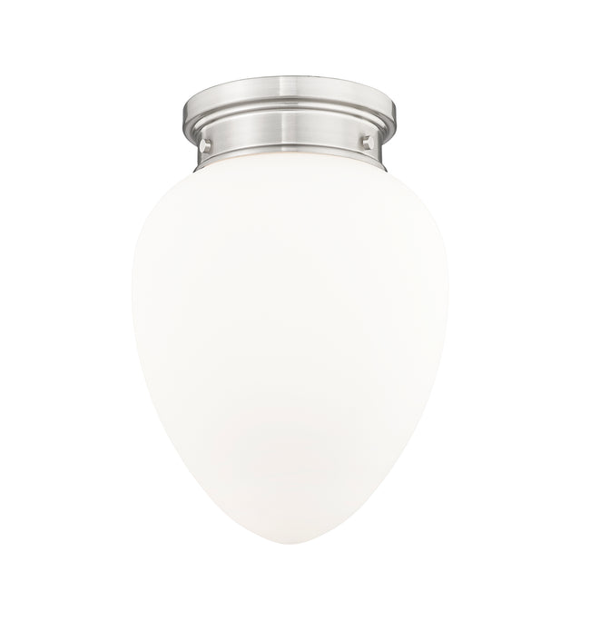 1945F9-BN - Gideon 1 Light Flush 10" Mount - Brushed Nickel