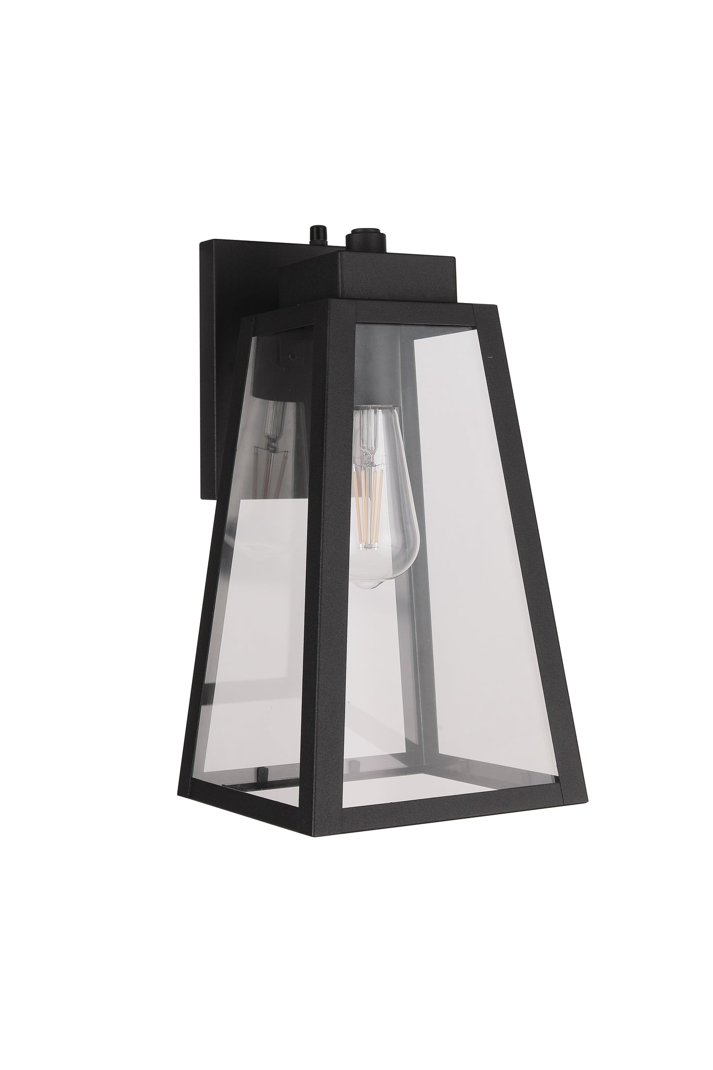 ZA6914-TB-PC - Sorano 1 Light 13.88" High Outdoor Wall Lantern - Textured Black