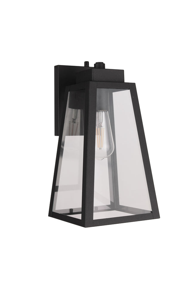 ZA6914-TB-PC - Sorano 1 Light 13.88" High Outdoor Wall Lantern - Textured Black