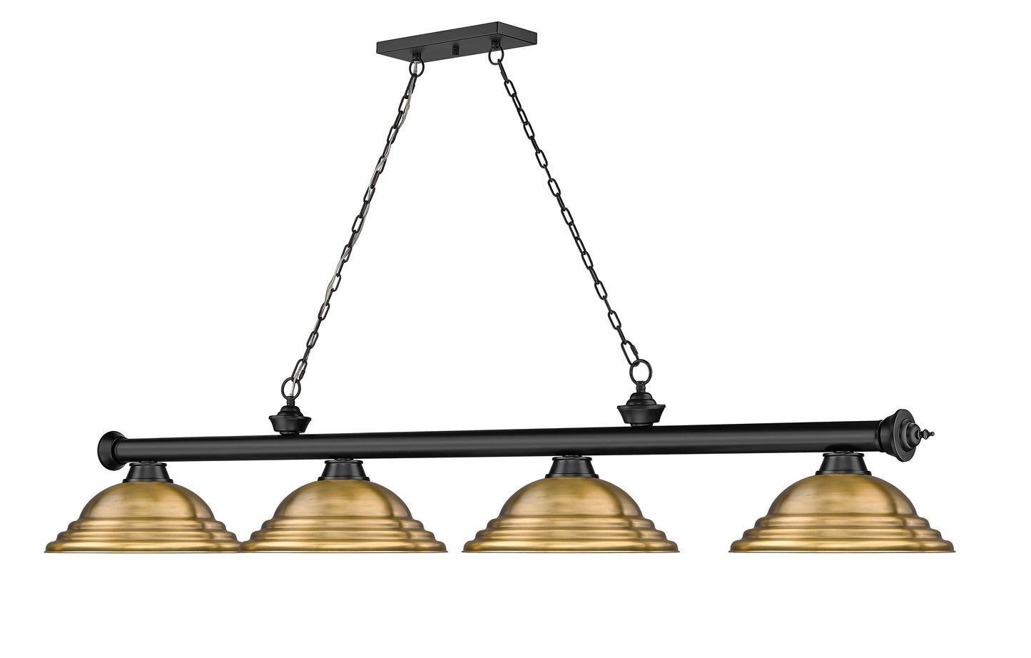 2306-4MB-SRB - Cordon 4 Light 82" Billiard - Matte Black