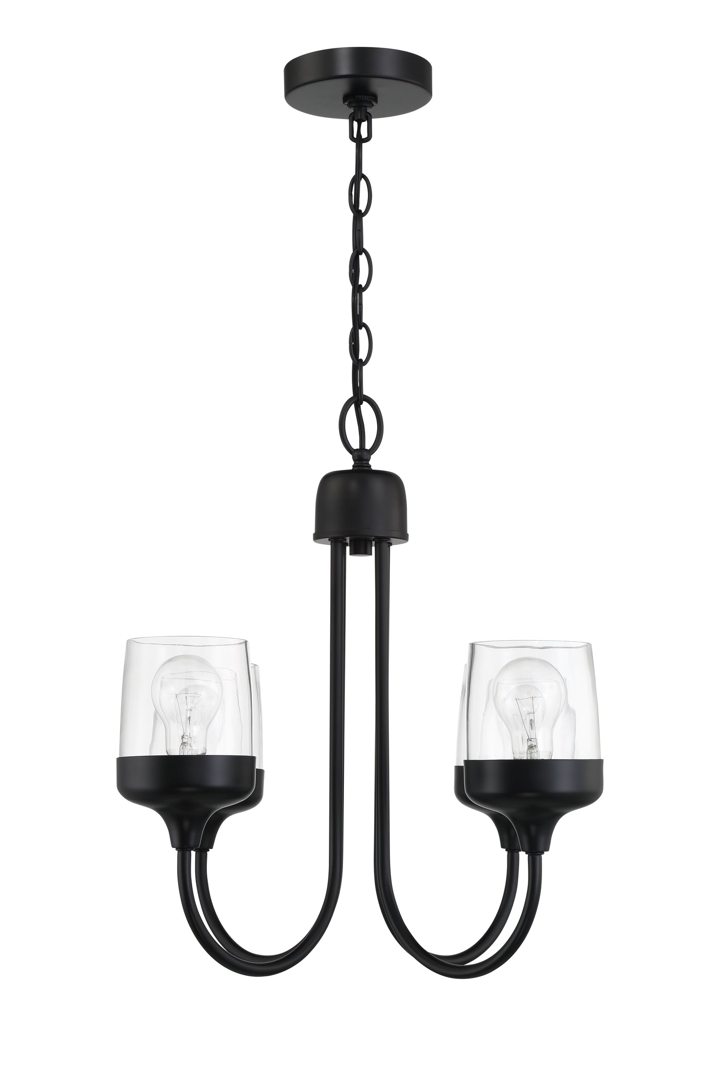 58124-FB - Wrenn 4 Light 20" Wide Chandelier - Flat Black